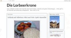 Desktop Screenshot of dielorbeerkrone.com