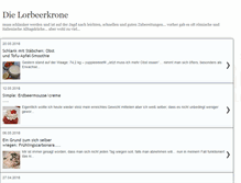 Tablet Screenshot of dielorbeerkrone.com